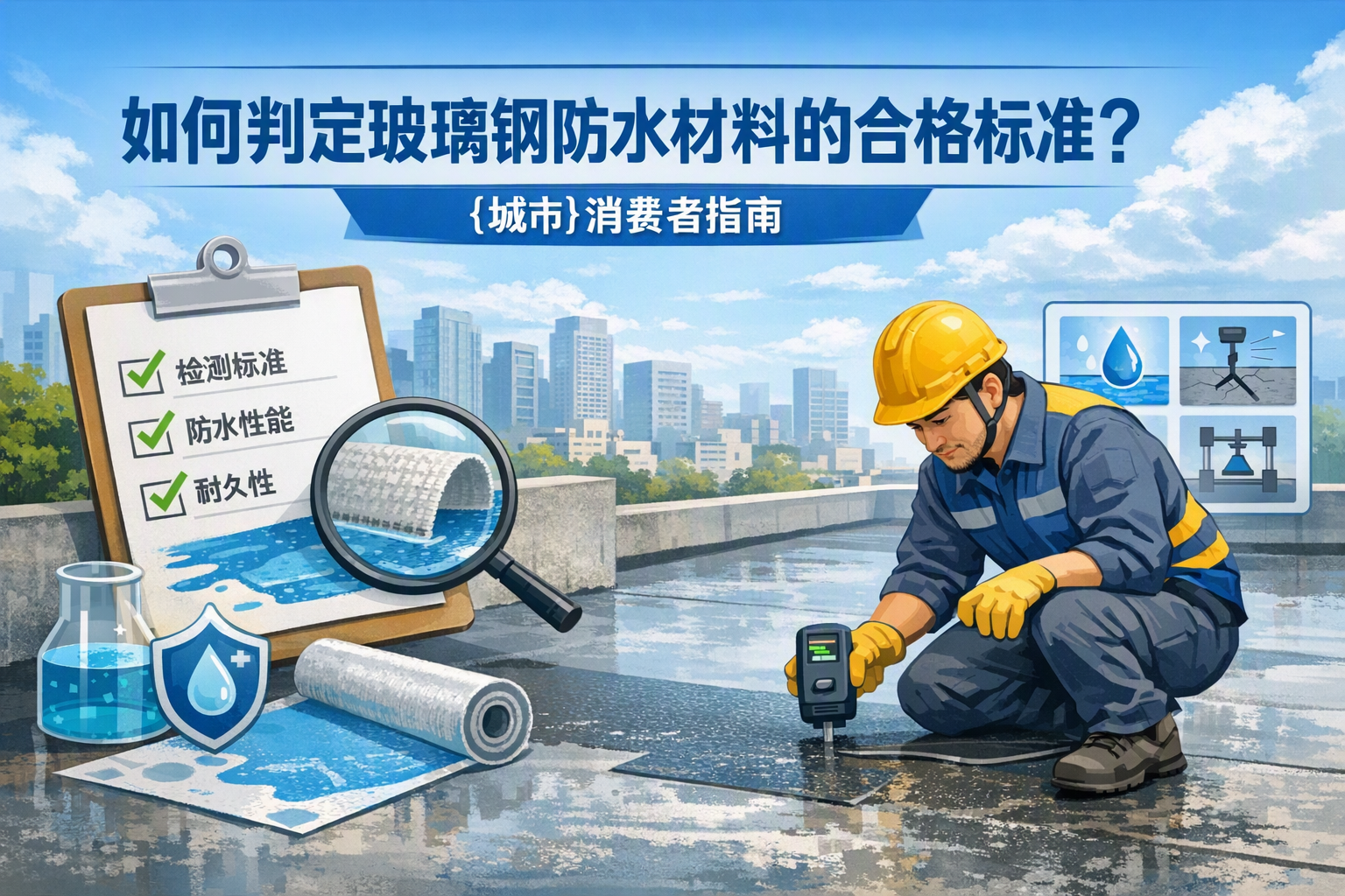 如何判定玻璃钢防水材料的合格标准？ 廊坊 消费者指南